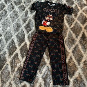 Mickey Mouse X G Ucci Pajamas Youth Sz Xl New With tags